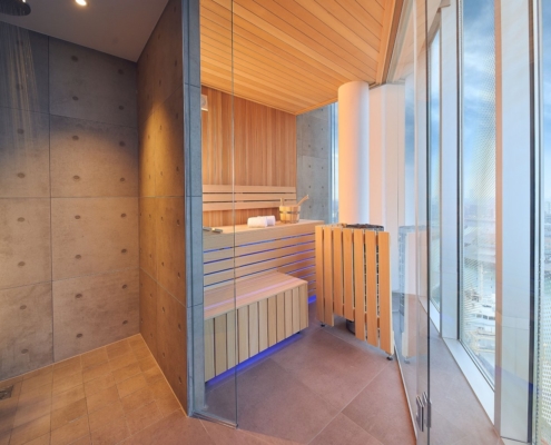 Inntel Hotels Den Haag Marina Beach - Wellness Suite - viersterren hote Scheveningen kamer met privé sauna
