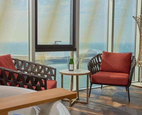Inntel Hotels Den Haag Marina Beach - Wellness Suite - viersterren hotel Scheveningen zithoek