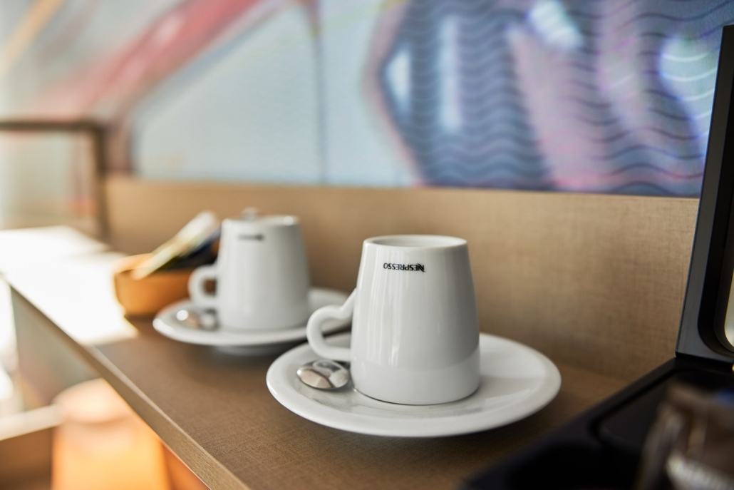 Inntel Hotels Den Haag Marina Beach - Wellness kamer - koffie thee faciliteiten